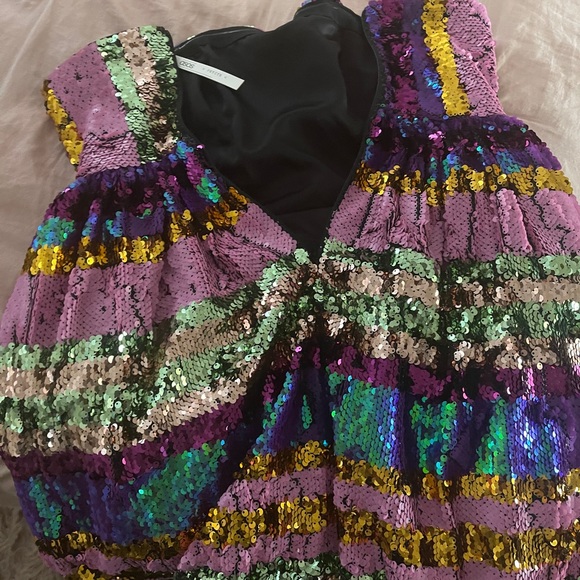 Bandeau Short Sequin Dress - Picture 4 of 5